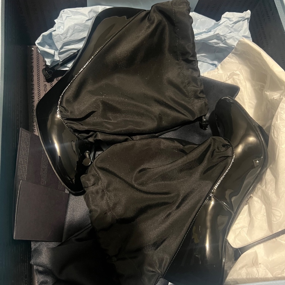 Prada Nylon Drawstring Bootie - Picture 4 of 4